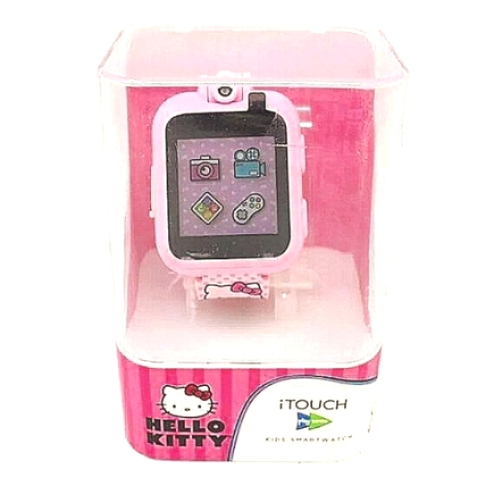 Girls iTouch Hello Kitty Blush Polka Dot Touchscreen TPU Smart Watch 52x42